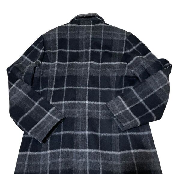 Eddie Bauer Plaid Wool Blend Full Zip Women's Jacket Sz Large - Picture 5 of 5